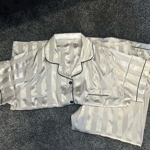 Champagne satin like pajamas